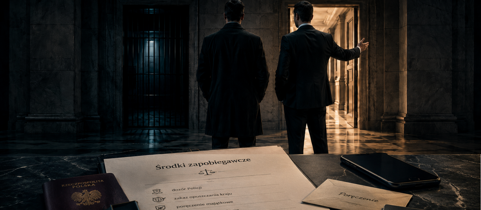 Środki zapobiegawcze w sprawie karnej. Tymczasowe aresztowanie, dozór Policji, poręczenie majątkowe